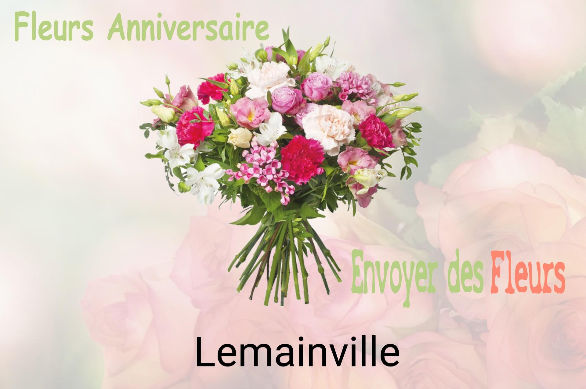 Bouquet de fleurs d’anniversaire livré à Lemainville