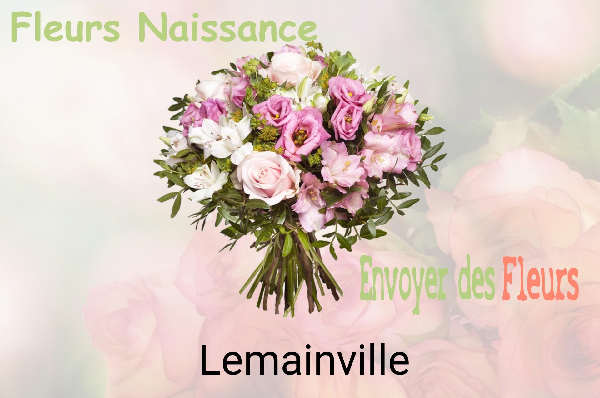Bouquet de fleurs de naissance livré à Lemainville